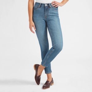 Everlane The High Rise Skinny Jean - Ankle Length - Medium Wash